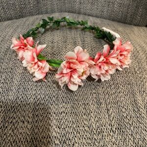 Floral Lighted Pink Headband